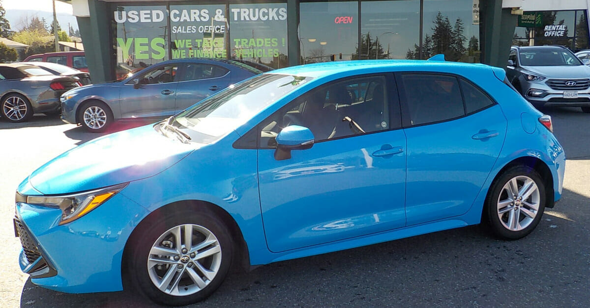 Used Cars for Students - Toyota Corolla Hatchback
